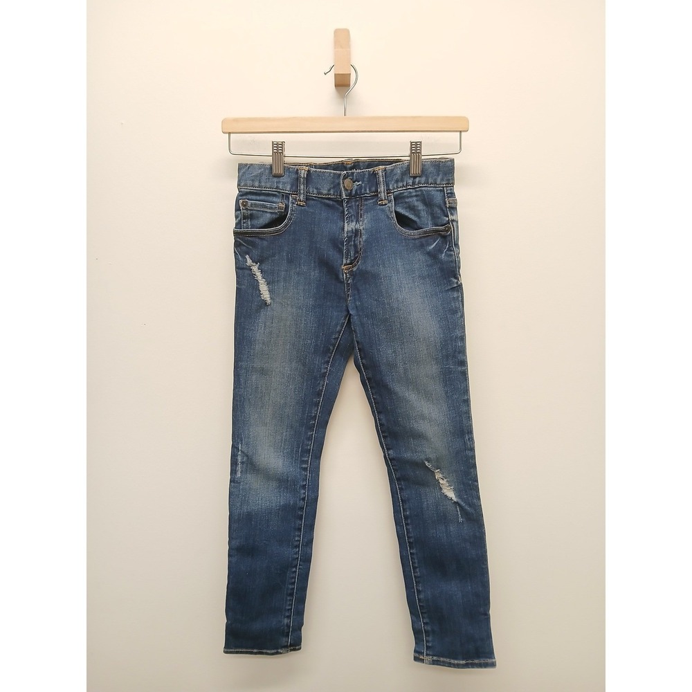 GapKids Skinny Jeans Kids Size 10 Blue Distressed 1969 Medium Wash Denim